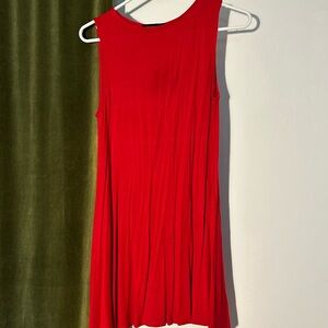Sleeveless Red Dress